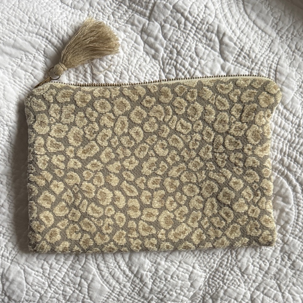 Handmade Patterned Zip-top Pouch
